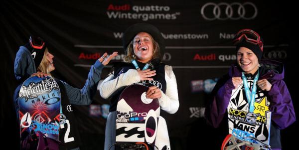 Jenny Jones wins silver at winter games nz!