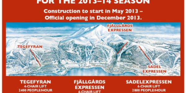 Three New Chairlifts in Are Sweden!