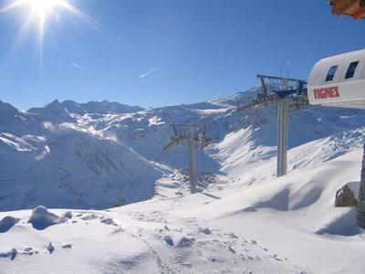 Le Bleu go to Tignes