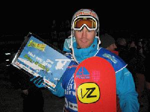Dan Wakeham 2nd in Airwaves 2008 in Tignes