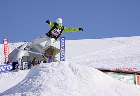 Las Zinniker on the 2009 AM Tour in Adelboden