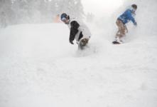 Copper mountain being puked on