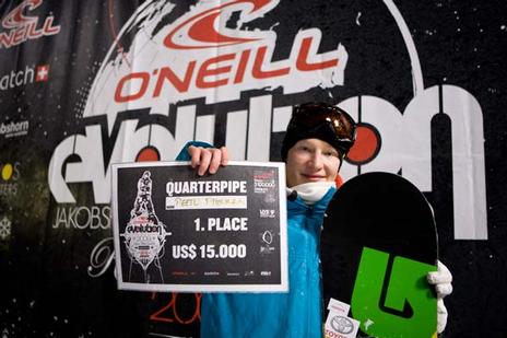 Piiroinen takes O’Neill Evolution 2009 quarterpipe