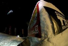 Yale Cousino takes the Riverjump in Livigno