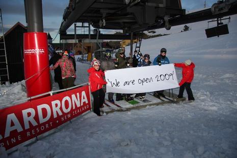 Cardrona 2009 opening day