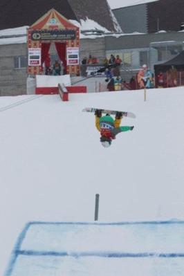 BEO10 Slopestyle semi finals. Rider Janne Lipsanen