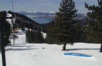Ski Resort Diamond Peak in USA