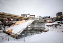 VIdeotron Impressive Big Air Structure Takes Shape