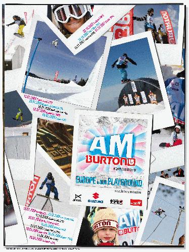 Burton AM Tour 2008 flyer
