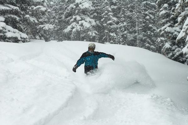Aspen deep in it