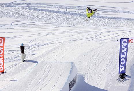 Mike Ende on the 2009 AM Tour in Adelboden