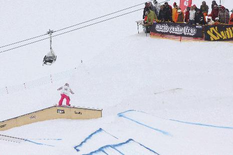 Amiee Fuller in Ischgl at World Rookie Fest 2008