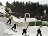 Jamie Nicholls wins the Ride Shakedown in Garmisch