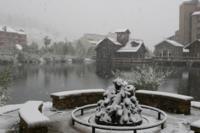 First snowfall at Copper Mountain
