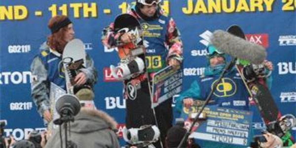 Clean sweep for USA in the BEO 08 halfpipe finals