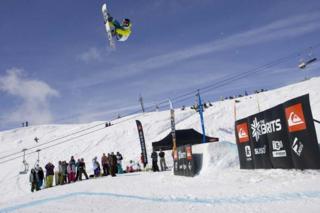Nate Kern lands a 1260 to win Big Air at the Brits