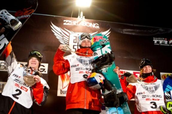 Air and Style 2011 winners podium
