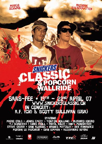 Snickers Classic & Popcorn Wallride poster