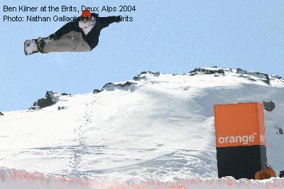 Ben Kilner at the Brits, Deux Alps 2004