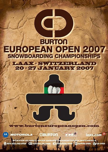 Burton European Open 2007 Flyer