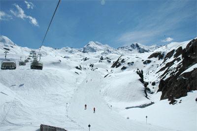 Kaunertal from chairlift