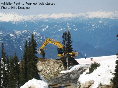 Whistler Peak-to-Peak gondola started