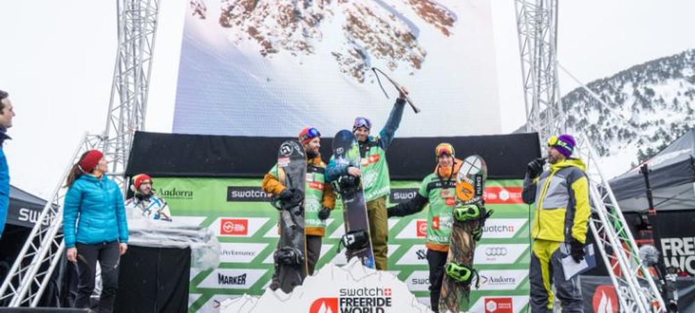 Londoner Sascha Hamm (GBR) Podium FWT