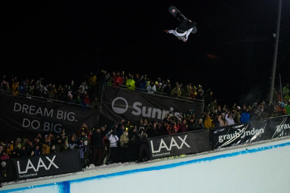 Laax open 2024 mens halfpipe winner Scotty James