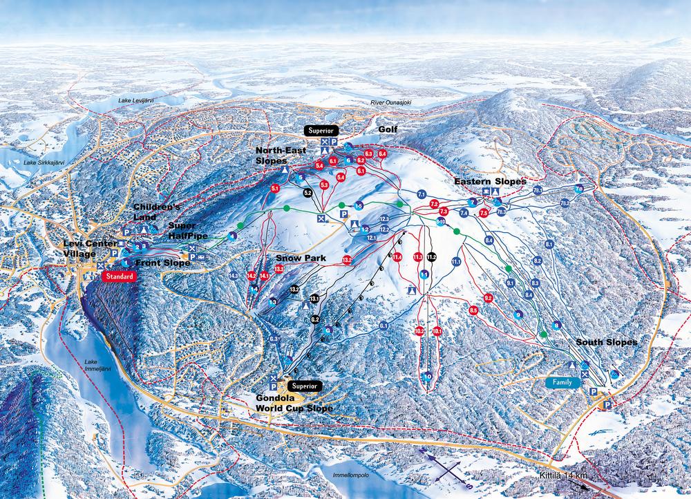Levi Resort Guide World Snowboard Guide