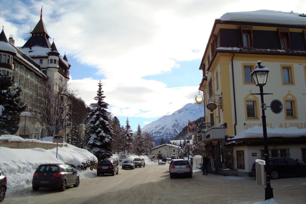 Celerena village at St.Moritz