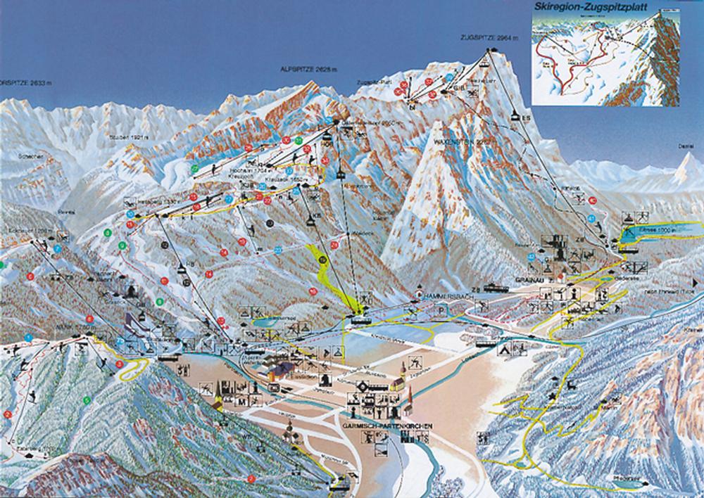 Garmisch Piste Map