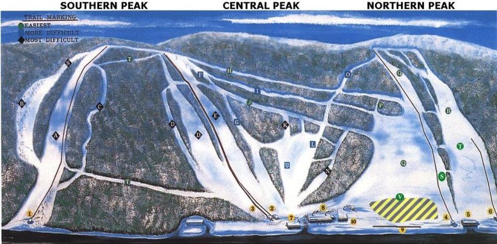 Labrador Mountain Trail Map Labrador Mountain Resort Guide - World Snowboard Guide