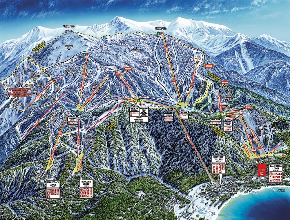 Heavenly Resort Guide World Snowboard Guide