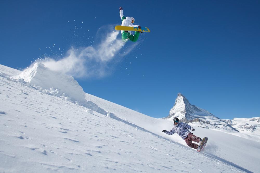 Zermatt Snowboarders