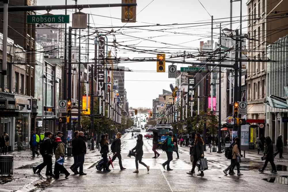 Downtown Core Granville Street