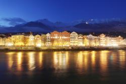 Innsbruck Mariahilf in the evening