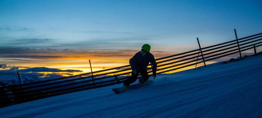 Night Snowboarding Coronet Peak