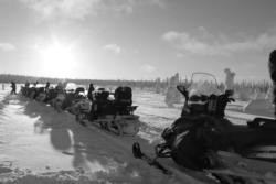 Snowmobiling Group Salla