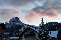 View from Piccolo Hotel in Selva
