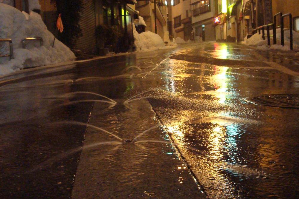 Gala Yuzawa street sprinklers