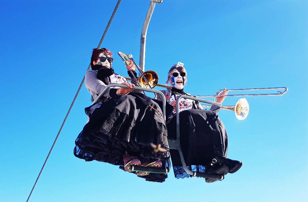 A strange folk band arrives