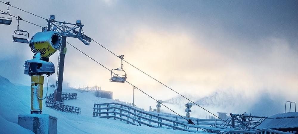 Coronet Peak Snow Guns