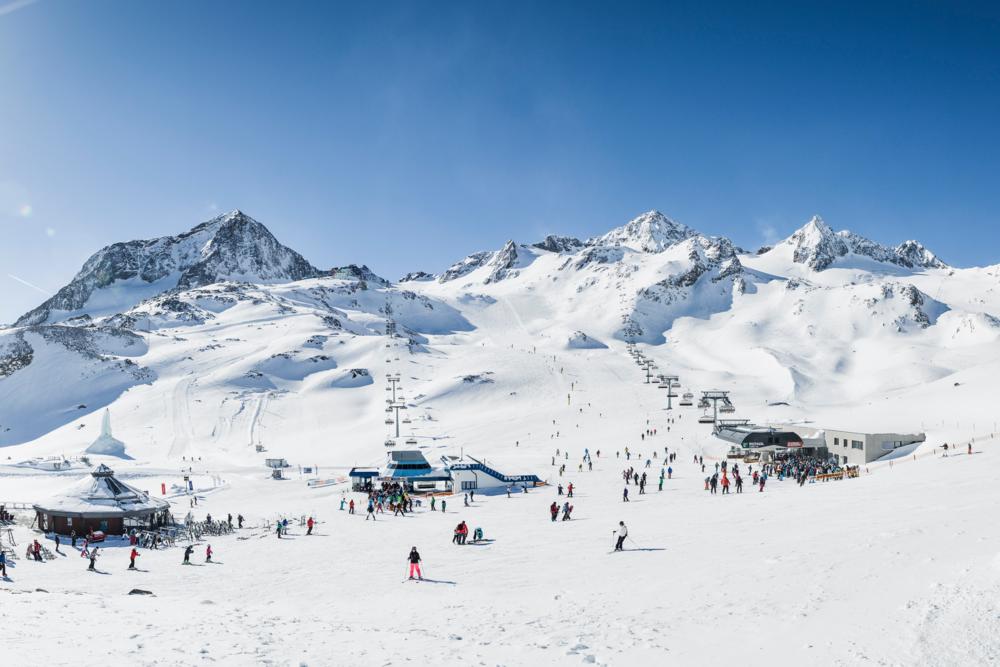 PANORAMA VIEW AT GAMSGARTEN, STUBAI GLACIER