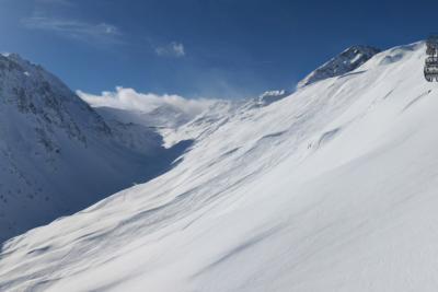 Under the Langegg chairlift