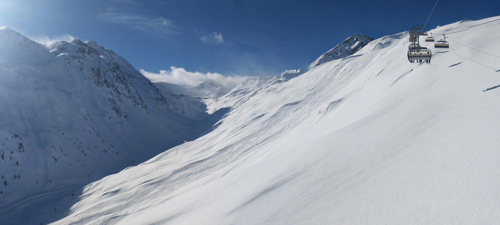 Under the Langegg chairlift