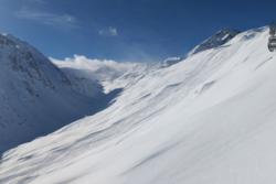 Under the Langegg chairlift