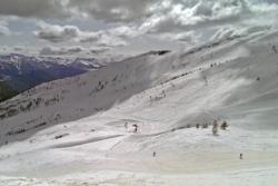 View of the park & boardercross from the Les Lauzes lift