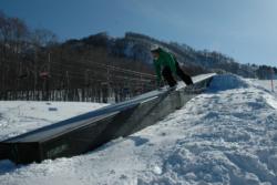 Hakuba 47 boardslide