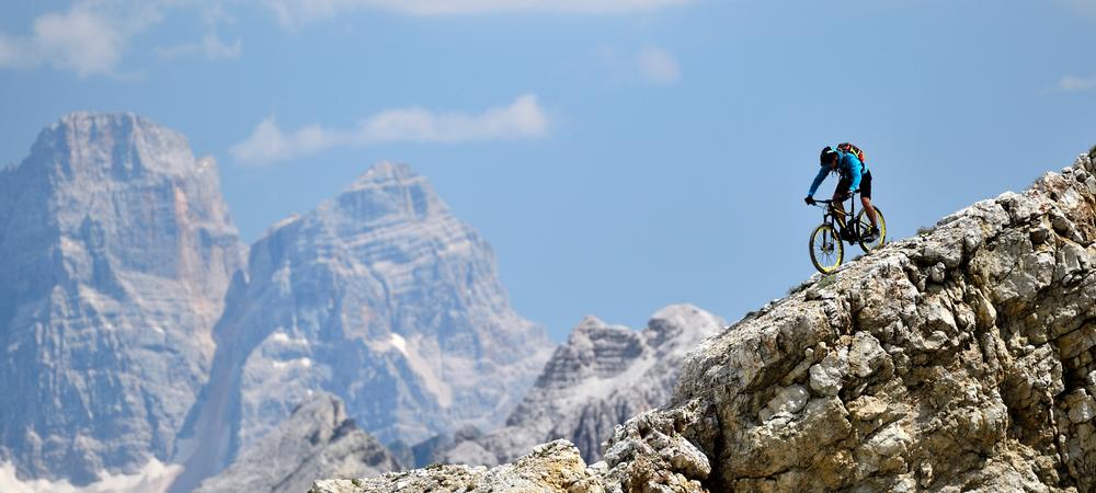 Biking in the Dolomites