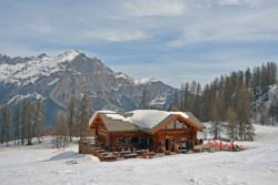 Restaurant at the top of the Les Pres Lift